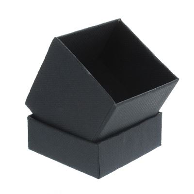 Black Gift Box with Foam Insert Small Square